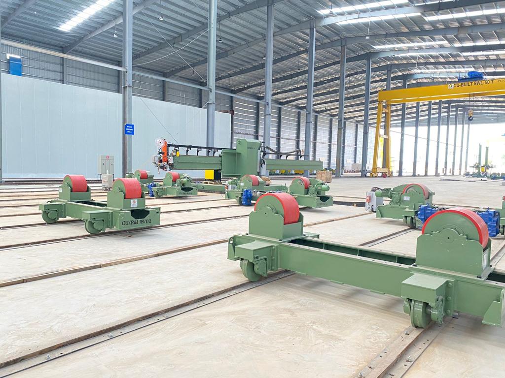 Self Centering Type Welding Rotators