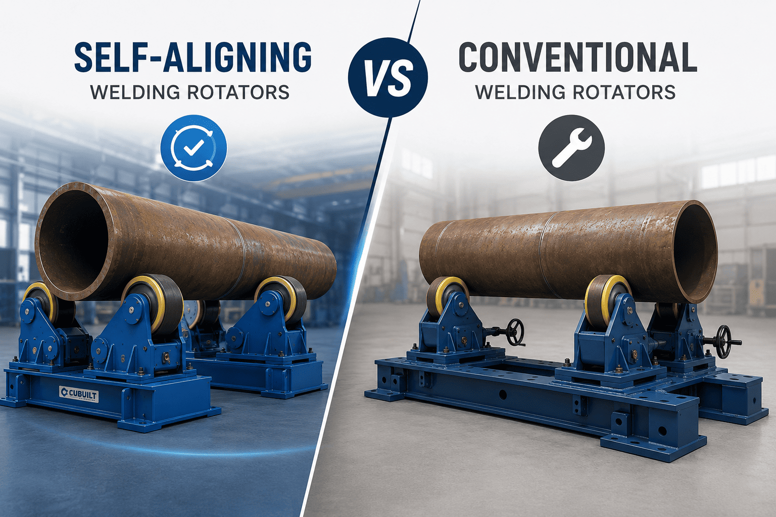 Self-Aligning vs Conventional Welding Rotators: Which to Choose?